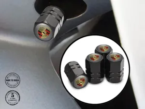 Porsche Couvercles De Valve Pour Vélo Look Élégant